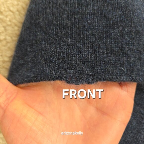 NWOT Tuckernuck Midnight Cashmere Blanket Scarf in Navy - Picture 6 of 16